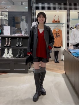 「アイテム（テーラードジャケット）」を使った、kaeさん（レディース・163cm・30代）の秋コーディネート