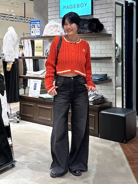 「アイテム（アクセサリー）」を使った、kaeさん（レディース・163cm・30代）の秋コーディネート