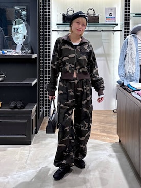 「PAGEBOY（ページボーイ）のアイテム（帽子）」を使った、kaeさん（レディース・163cm）の春コーディネート