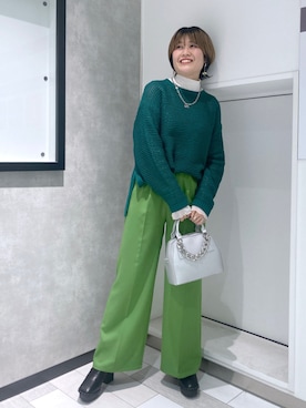 「PBLIM（ページボーイリム）のアイテム（アクセサリー）」を使った、kaeさん（レディース・162cm）の冬コーディネート