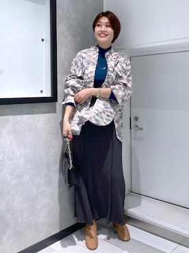 「PAGEBOY（ページボーイ）のチェーンスタッズショルダー（ショルダーバッグ）」を使った、kaeさん（レディース・162cm）の秋コーディネート