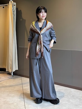 「アイテム（バンダナ/スカーフ）」を使った、kaeさん（レディース・163cm・30代）の夏コーディネート