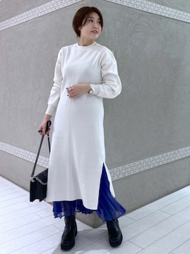 「PAGEBOY（ページボーイ）のチェーンスタッズショルダー（ショルダーバッグ）」を使った、kaeさん（レディース・162cm）の秋コーディネート