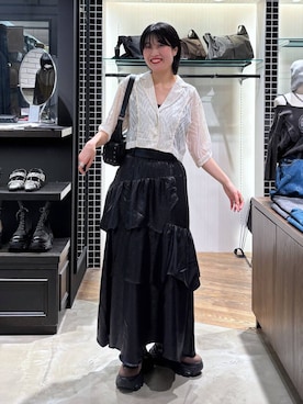 「アイテム（ブーツ）」を使った、kaeさん（レディース・163cm・30代）の夏コーディネート