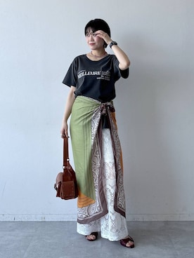 「アイテム（パンツ）」を使った、kaeさん（レディース・163cm・30代）の夏コーディネート