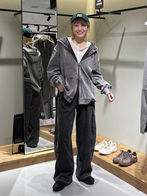 UNISEX/まるでデニム見え！/紫外線カット/ストレッチ》マルデニZIP