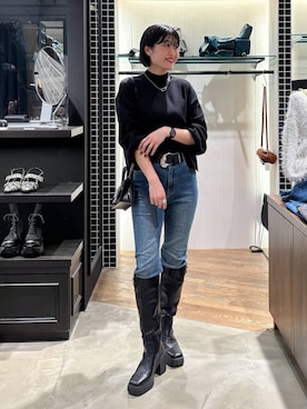 「アイテム（アクセサリー）」を使った、kaeさん（レディース・163cm・30代）の秋コーディネート