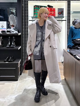 「PAGEBOY（ページボーイ）のアイテム（ジャケット/アウター）」を使った、kaeさん（レディース・163cm）の冬コーディネート