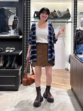 「ミニスカート」｜kaeさん（レディース・163cm・30代）の夏コーディネート