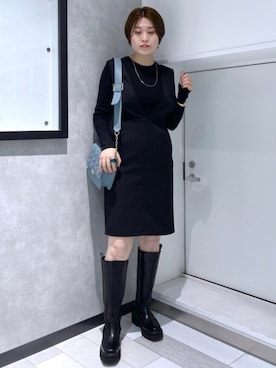 kaeさんの「クラシックロングブーツ」を使ったコーディネート