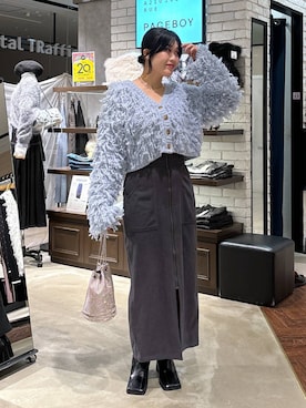 「アイテム（アクセサリー）」を使った、kaeさん（レディース・163cm・30代）の秋コーディネート