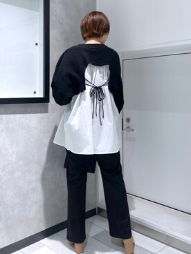 「PAGEBOY（ページボーイ）のチェーンスタッズショルダー（ショルダーバッグ）」を使った、kaeさん（レディース・162cm）の秋コーディネート