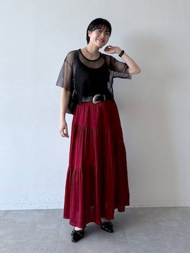 「アイテム（パンプス）」を使った、kaeさん（レディース・163cm）の夏コーディネート