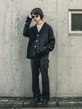 「Saint Laurent（サンローラン）のアイテム」を使った、Kazuさん（メンズ・178cm）の秋コーディネート
