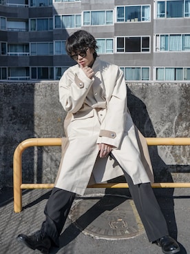 「no.（ナンバー）のアイテム」を使った、Kazuさん（メンズ・178cm）の春コーディネート