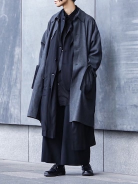 「my beautiful landlet（マイビューティフルランドレット）のアイテム（その他アウター）」を使った、Kazuさん（メンズ・178cm）の冬コーディネート