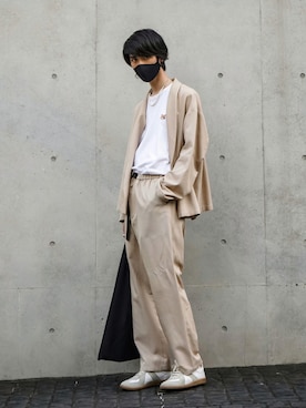 「MM6 Maison Margiela（ｴﾑｴﾑｼｯｸｽ ﾒｿﾞﾝ ﾏﾙｼﾞｪﾗ）のアイテム（バッグ）」を使った、Kazuさん（メンズ・178cm）の秋コーディネート