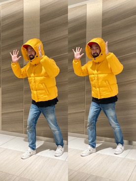 「ひまわり畑」｜「アイテム（ジャケット/アウター）」を使った、Hoshさん（メンズ・182cm）の秋コーディネート