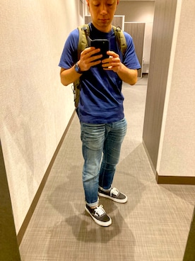 「NANO universe（ナノユニバース）のアイテム」を使った、kenjitakahashi07さん（メンズ・163cm）の夏コーディネート