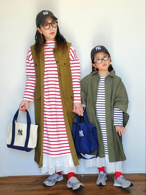 コットンフラワー柄裾刺繍スカート（スカート）｜coca（coca）（コカ