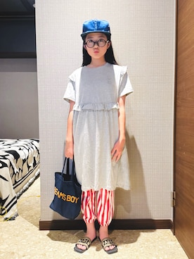かーちんさん（キッズ・147cm）の夏コーディネート
