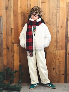 かーちんさん（キッズ・144cm・10代）の冬コーディネート