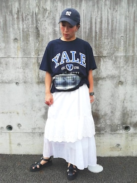 かーちんさん（レディース・156cm）の夏コーディネート