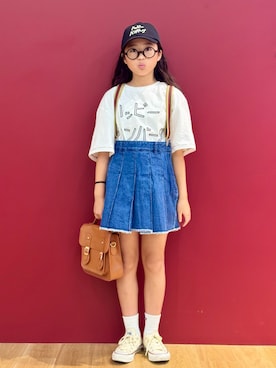 「アイテム（シューズ）」を使った、かーちんさん（キッズ・141cm）の夏コーディネート