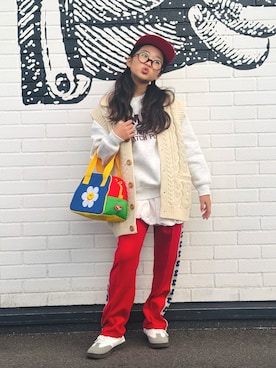 かーちんさん（キッズ・143cm）の秋コーディネート
