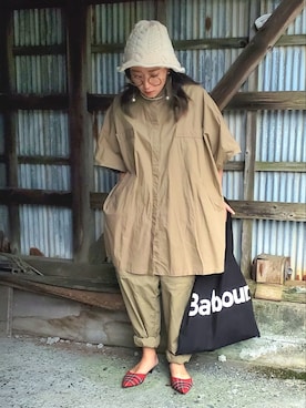 かーちんさんの（Barbour | バーブァー）を使ったコーディネート