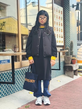 「アイテム（パンツ）」を使った、かーちんさん（キッズ・143cm・10代）の秋コーディネート