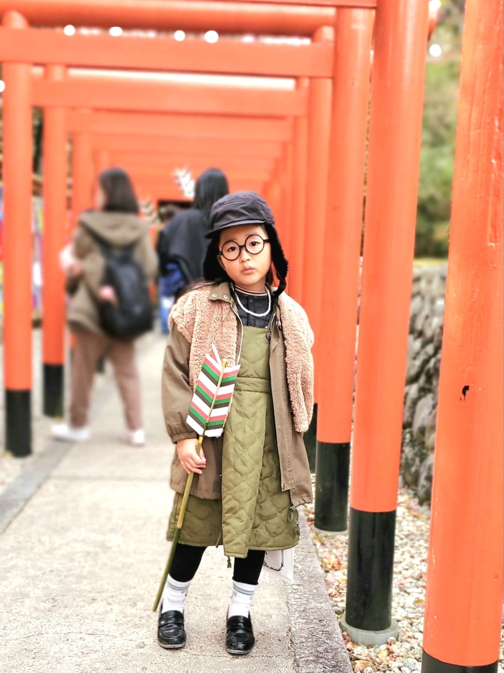 希少 gasa* ガサ サロペットスカート coca（coca）（コカ）の「キッズ キルティングサロペットスカート