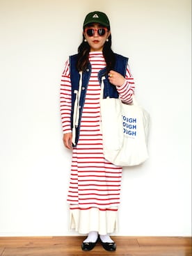 かーちんさん(レディース・156cm)の春コーディネート