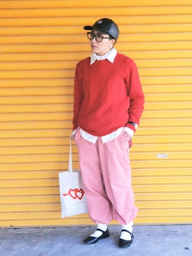 かーちんさん（レディース・156cm）の冬コーディネート