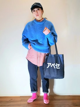 かーちんさん(レディース・156cm)の冬コーディネート