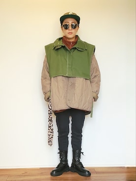 かーちんさん（レディース・156cm）の冬コーディネート