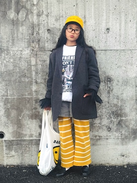 かーちんさん（キッズ・144cm）の冬コーディネート