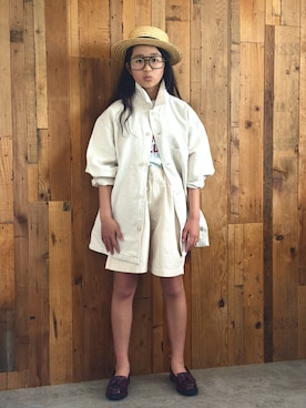 「西松屋（ニシマツヤ）のアイテム」を使った、かーちんさん（キッズ・146cm）の春コーディネート