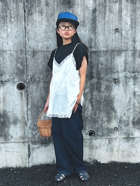 「devirock（デビロック）のアイテム」を使った、かーちんさん（キッズ・148cm）の夏コーディネート