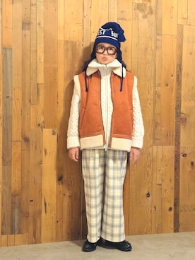 「アイテム（シューズ）」を使った、かーちんさん（キッズ・143cm・10代）の秋コーディネート