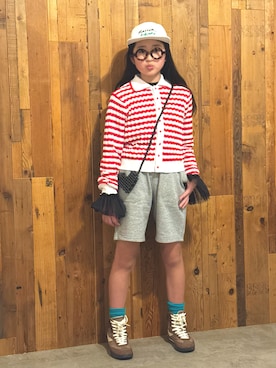 かーちんさん（キッズ・144cm）の冬コーディネート