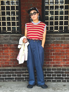 かーちんさん(レディース・156cm)の夏コーディネート