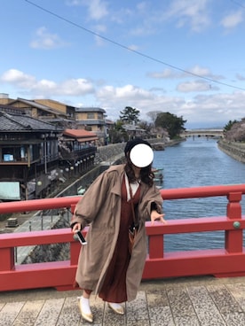 「apres jour（アプレジュール）のアイテム（ジャケット/アウター）」を使った、HIYORINさん（レディース・158cm）の冬コーディネート