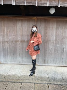 HIYORINさん（レディース・158cm）の冬コーディネート