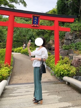 「SAC（サック）のアイテム」を使った、HIYORINさん（レディース・158cm）の冬コーディネート