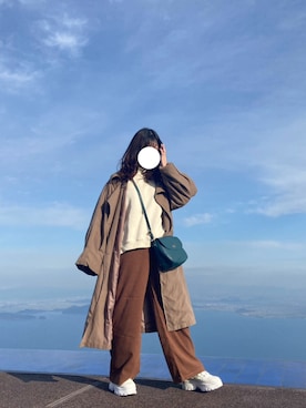 「apres jour（アプレジュール）のアイテム（ジャケット/アウター）」を使った、HIYORINさん（レディース・158cm）の冬コーディネート