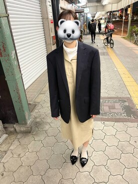 「HusHusH（ハッシュアッシュ）のアイテム」を使った、HIYORINさん（レディース・158cm）の冬コーディネート