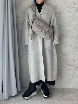 「OSMOSIS（オズモーシス）のアイテム」を使った、ナタネハナさん（レディース・157cm）の春コーディネート