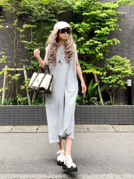 「AMOUR BOX（アムールボックス）のアイテム」を使った、noah🐈さん（レディース・155cm）の夏コーディネート