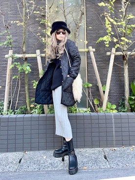 「chumchum（チャムチャム）のアイテム」を使った、noah🐈さん（レディース・155cm）の秋コーディネート